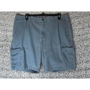 Tommy Bahama Cargo Shorts Mens Size 42 Stretch Relaxed Cotton Light Blue Sporty